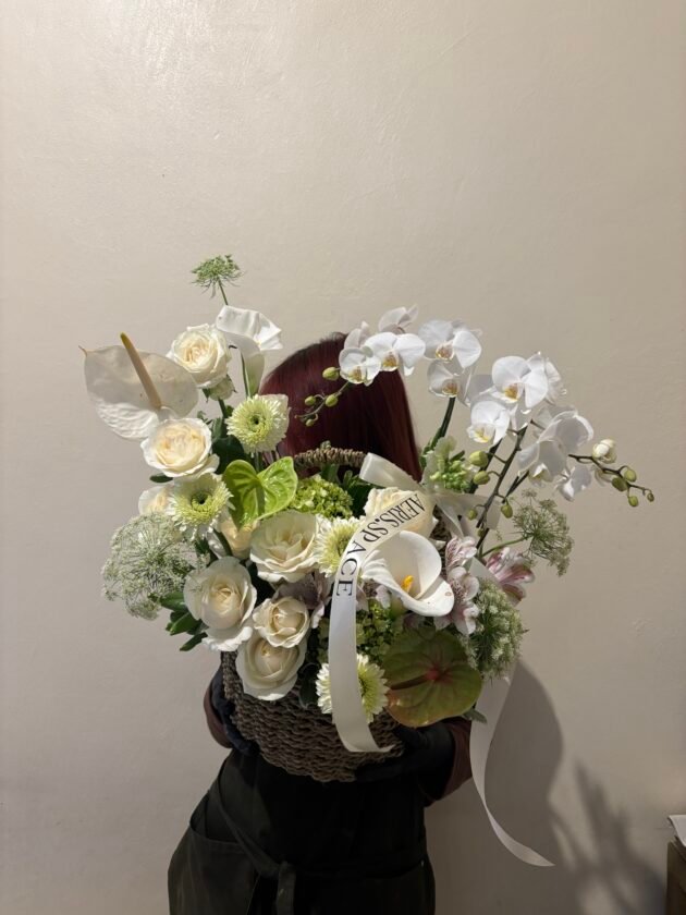 Pure Love, with white orchid