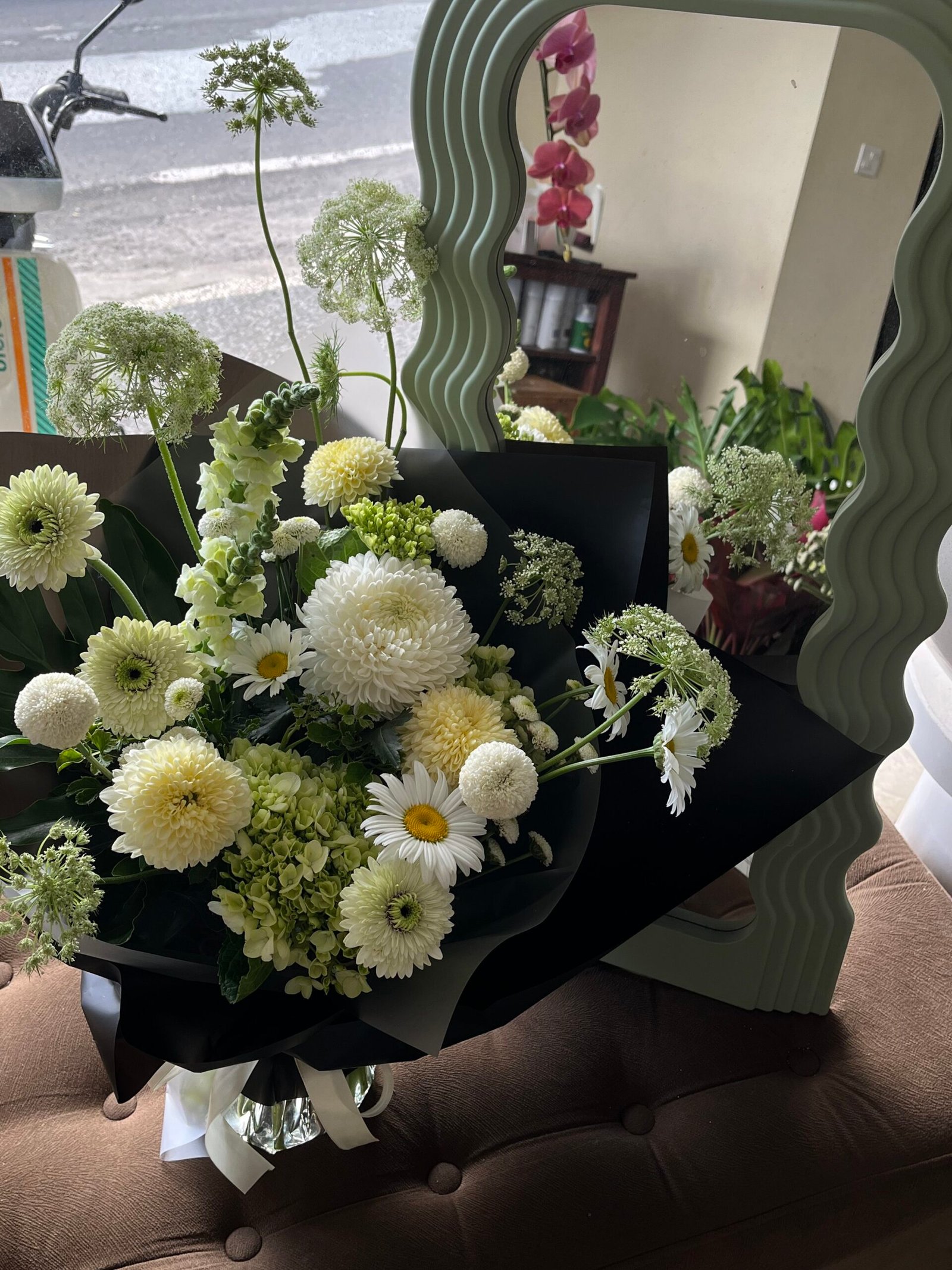 Pixie Bouquet in Black Wrapping 1 Pixie Bouquet in Black Wrapping